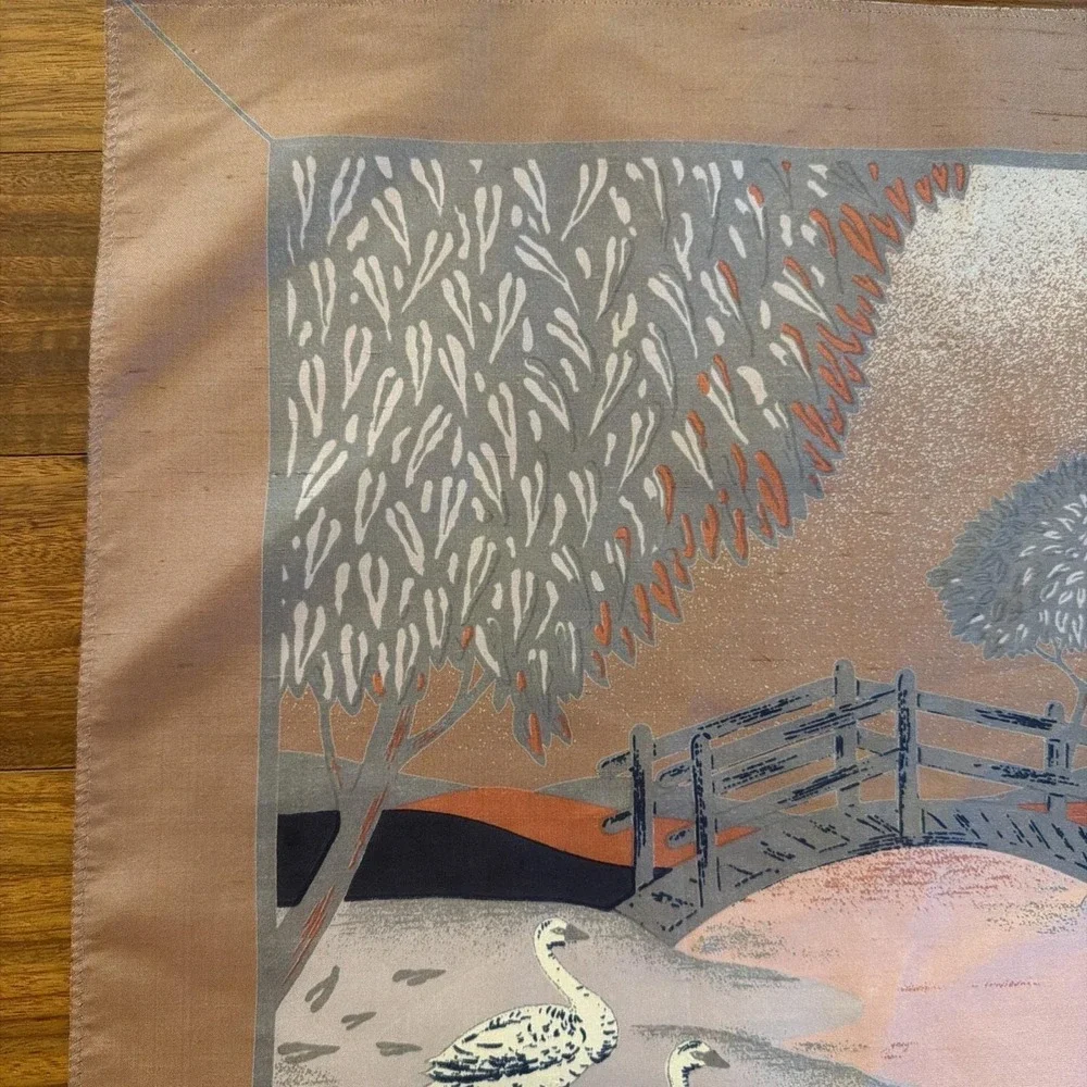 Jim Thompson Vintage Handkerchief Scarf 15.5